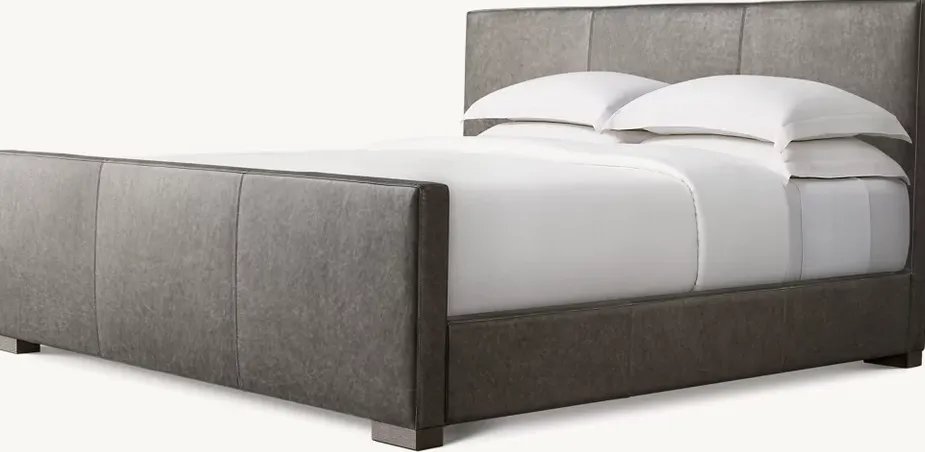 Lit Issigeac en cuir king size, vue 2 sur 5
