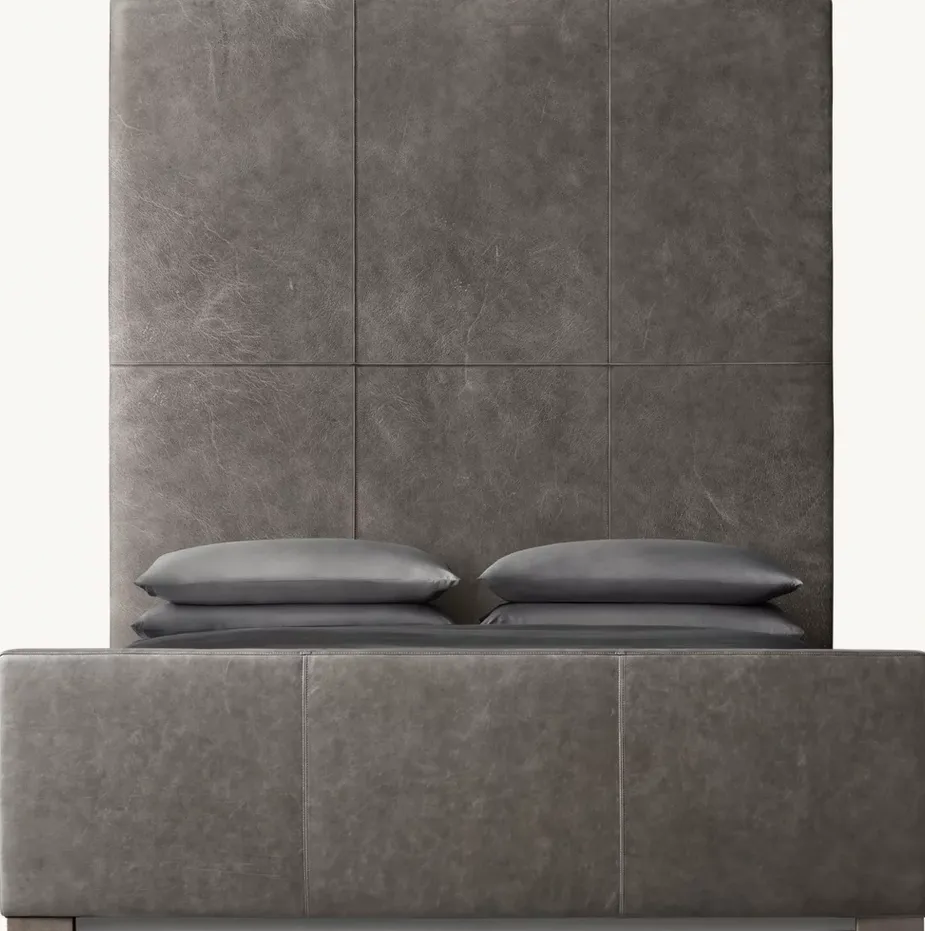 Lit Issigeac en cuir king size, vue 5 sur 5