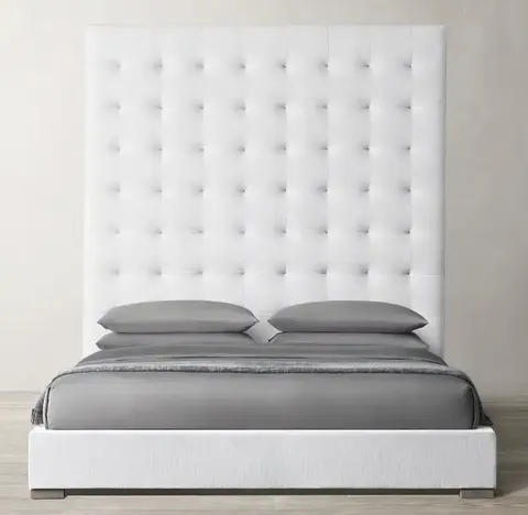 Lit Josselin en bois massif king size — lits