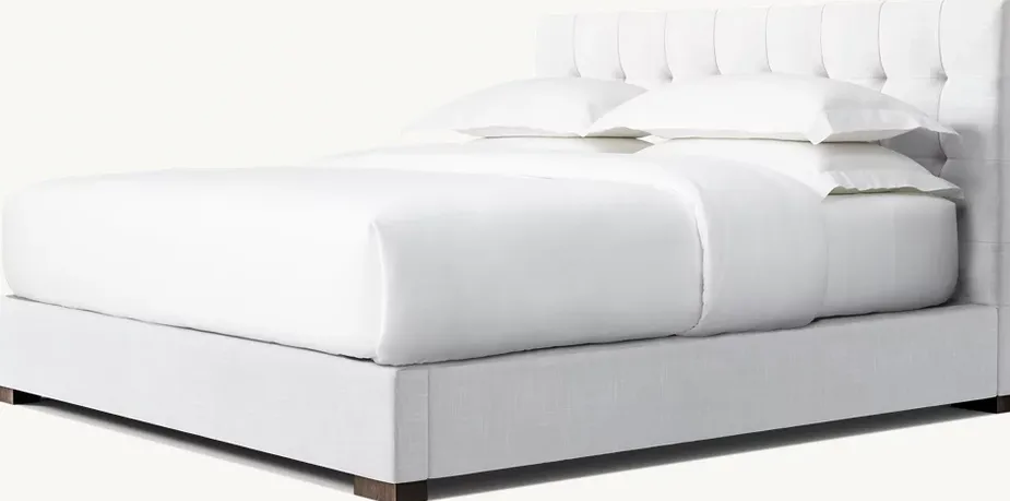 Lit Josselin en bois massif king size, vue 4 sur 4