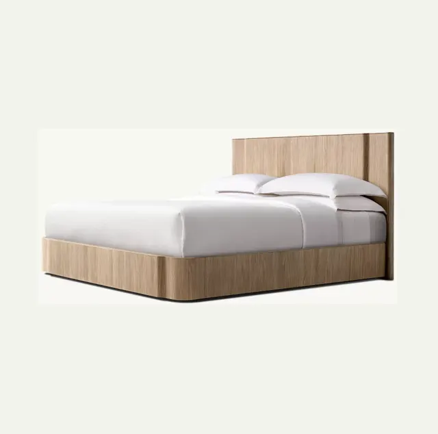 Lit Lacoste en bois massif king size — lits