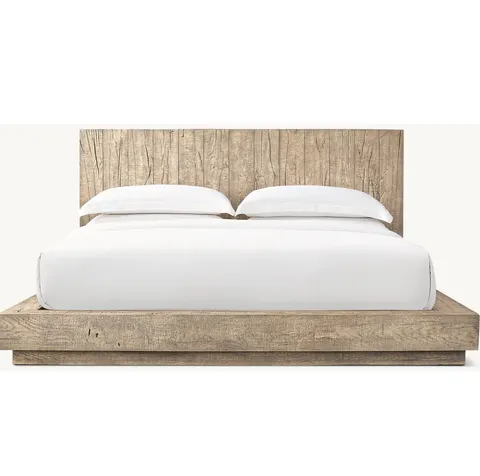 Lit Lalinde en chêne king size — lits