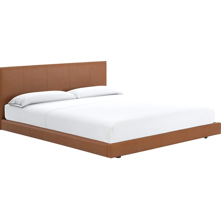 Lit Limeuil en lin queen size, vue 3 sur 5