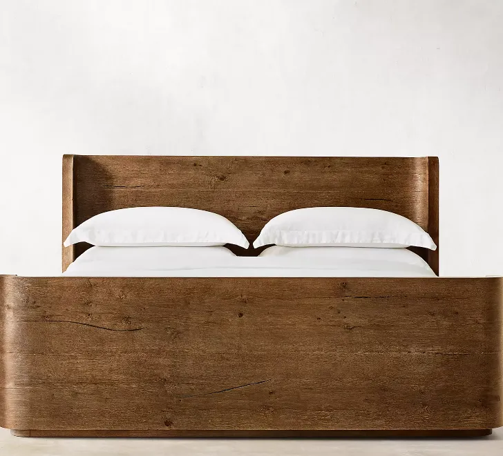 Lit Limoux en chêne, collection lits ELWOOD HOME