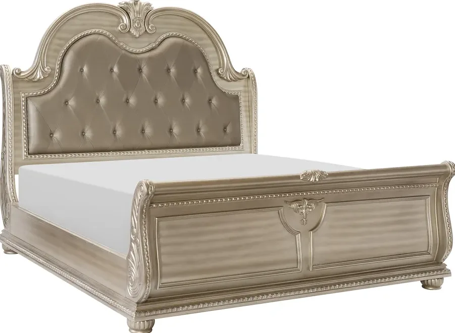 Lit Locronan en tissu king size, vue 2 sur 6