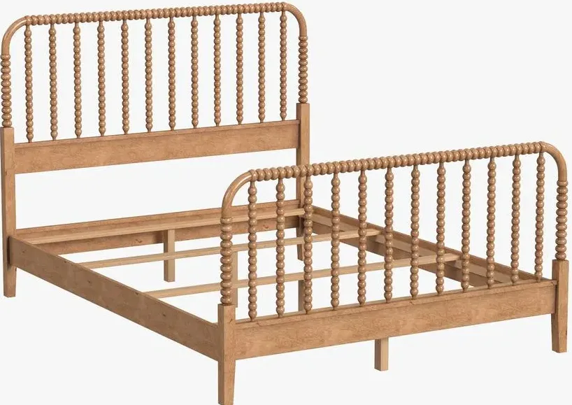Lit Lorgues en bois massif king size, vue 2 sur 4