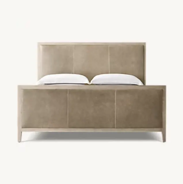 Lit Luchon en cuir king size — lits