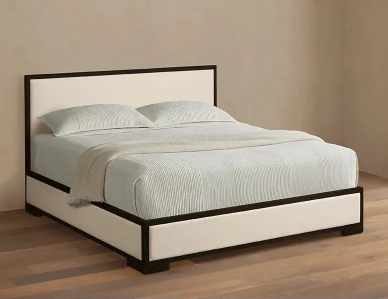 Lit Martel en chêne king size, collection lits ELWOOD HOME