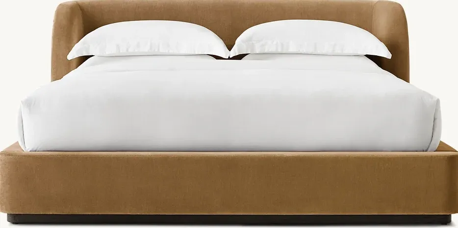 Lit Massat en tissu king size, vue 3 sur 6