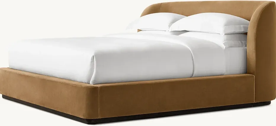 Lit Massat en tissu king size, vue 4 sur 6