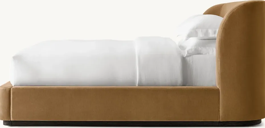 Lit Massat en tissu king size, vue 5 sur 6