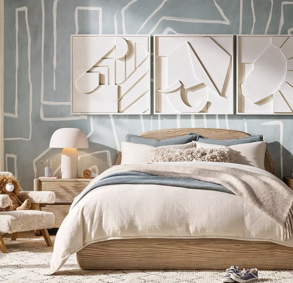 Lit Megève en bois massif king size, collection lits ELWOOD HOME