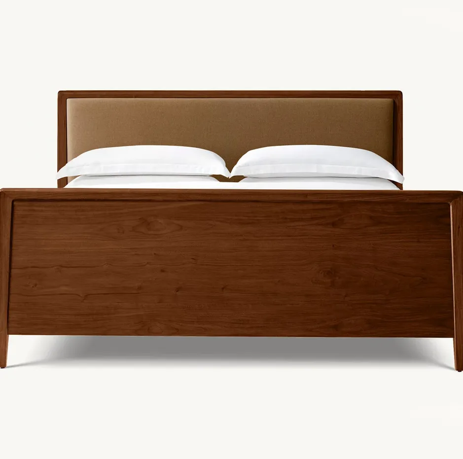 Lit Meyrueis en bois massif, collection lits ELWOOD HOME