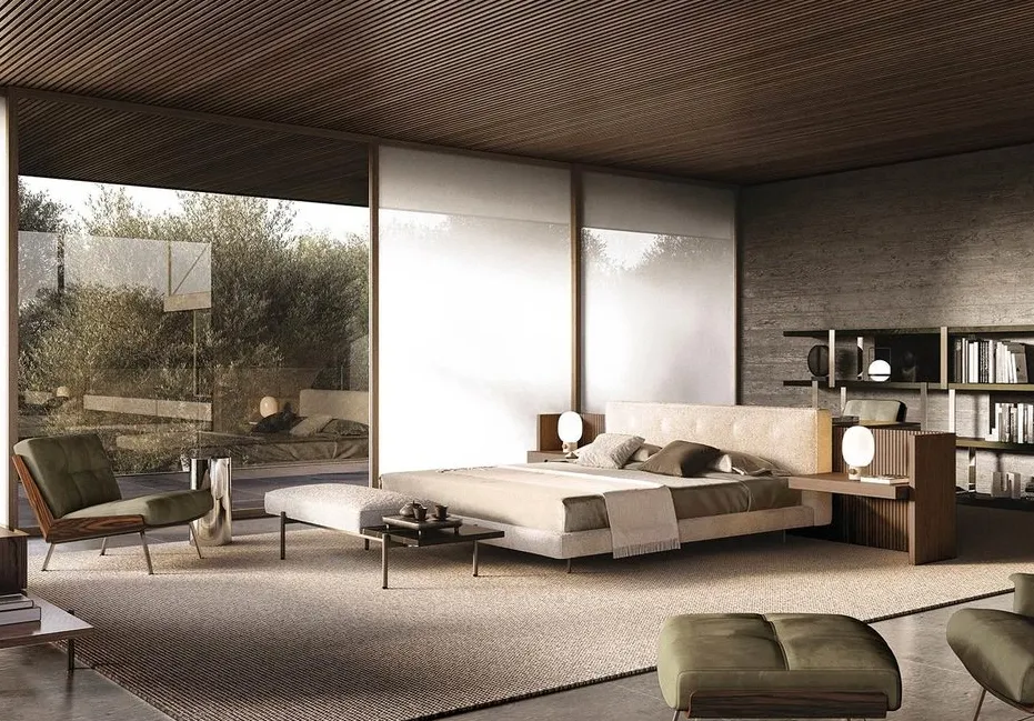 Lit Mimizan en bois massif king size, vue 5 sur 5