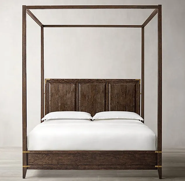 Lit Minerve en chêne, collection lits ELWOOD HOME