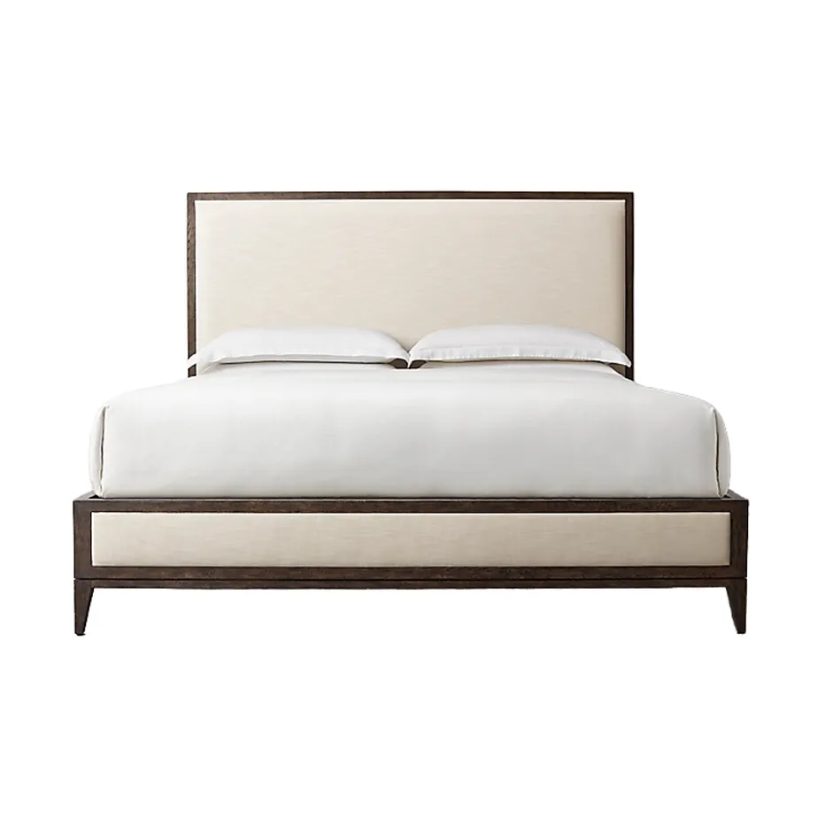 Lit Moret en bois massif queen size, vue 4 sur 4