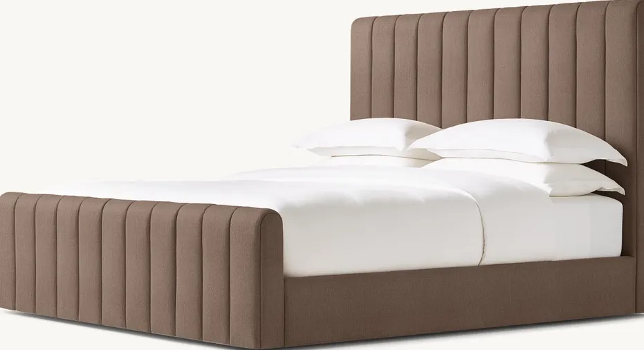 Lit Morlaix en tissu king size, vue 2 sur 4