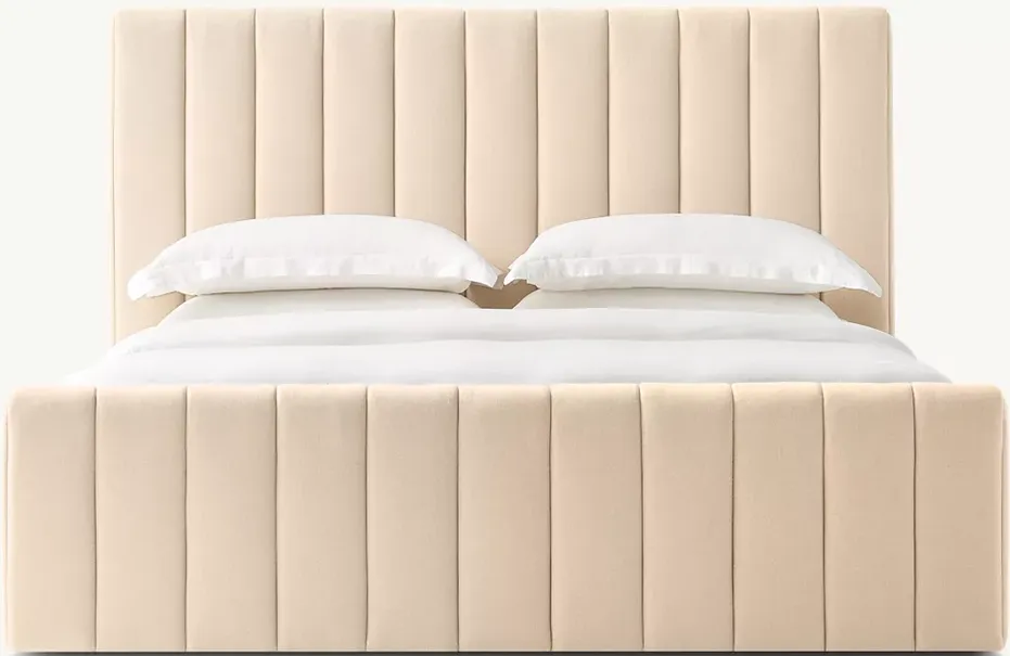Lit Morlaix en tissu king size, vue 3 sur 4