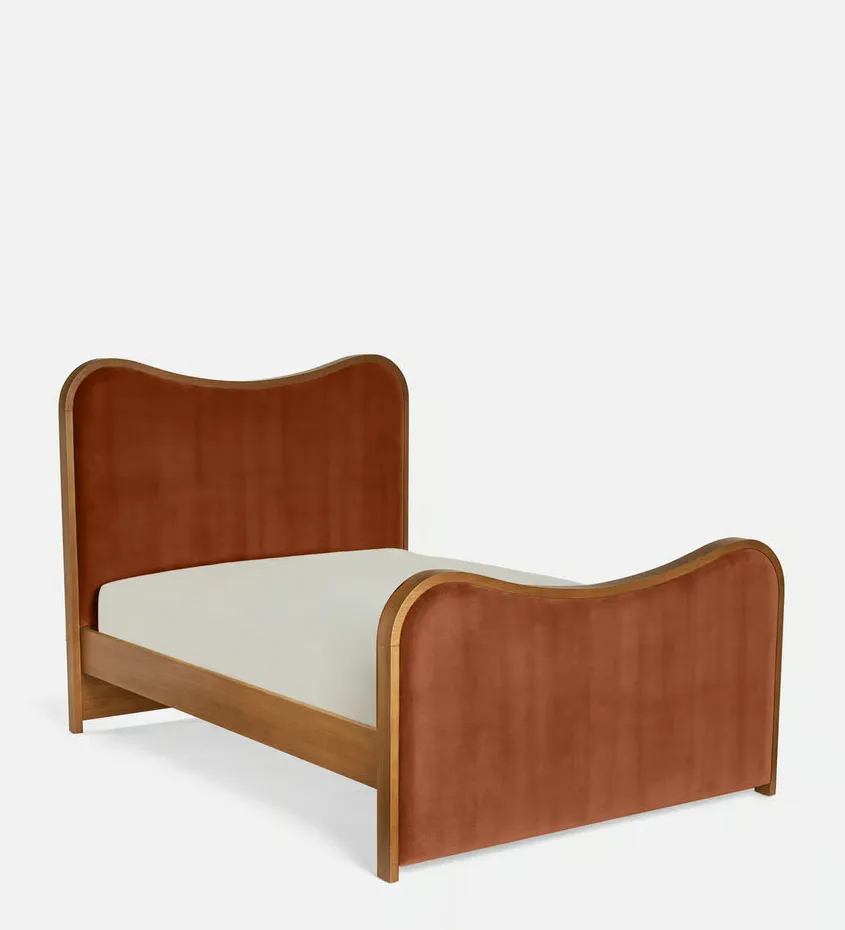Lit Nantua en velours king size, vue 2 sur 5