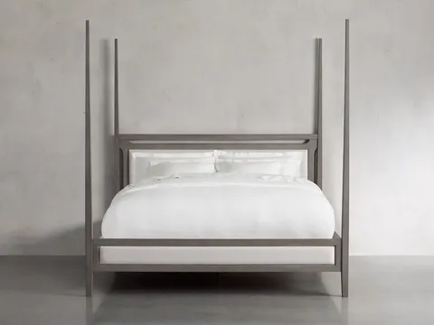 Lit Ornans en bois massif king size — lits