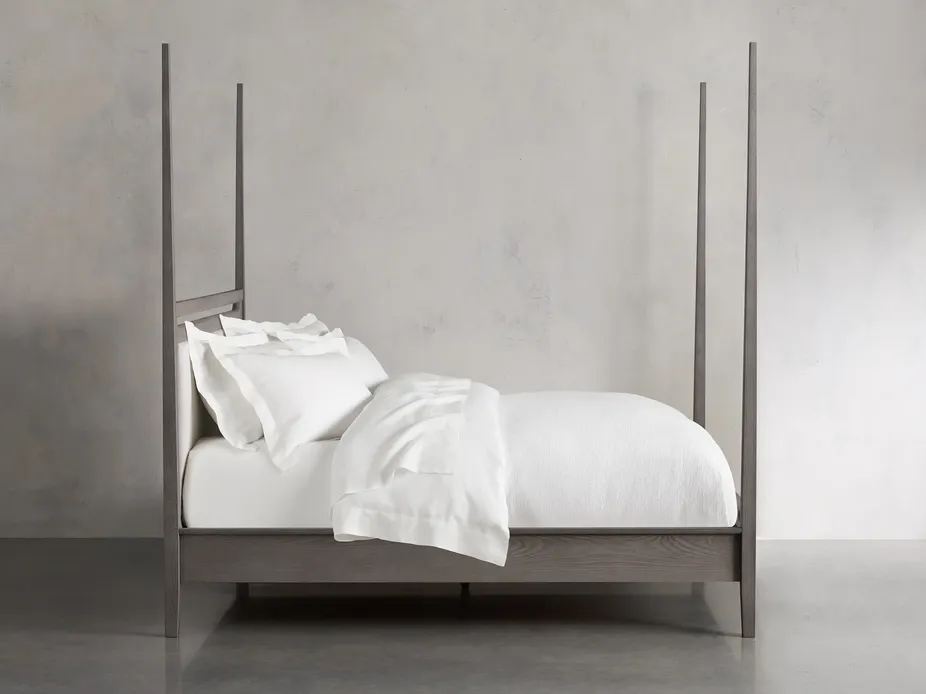 Lit Ornans en bois massif king size, vue 5 sur 5