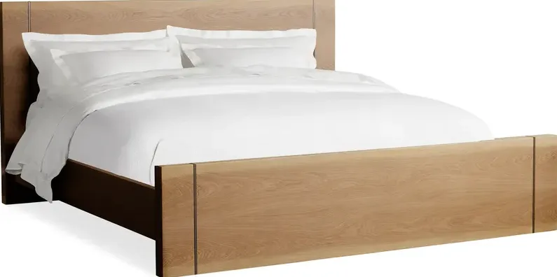 Lit Poligny en chêne king size, vue 2 sur 5