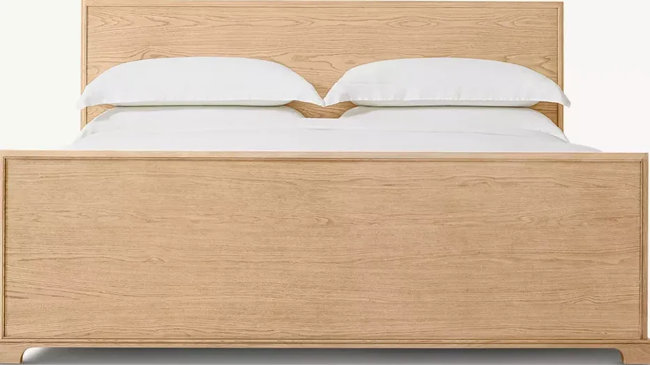 Lit Quimper en bois massif king size, vue 2 sur 4
