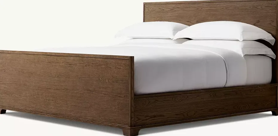 Lit Quimper en bois massif king size, vue 4 sur 4