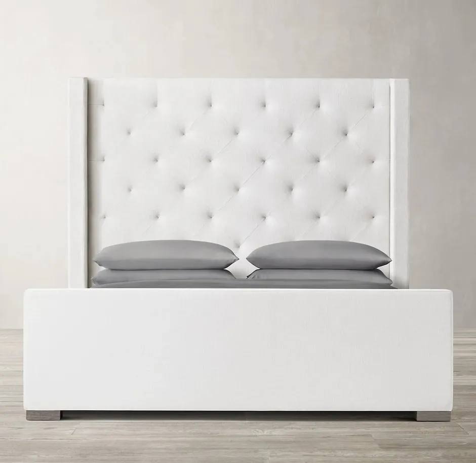Lit Rochefort en tissu, vue 2 sur 4
