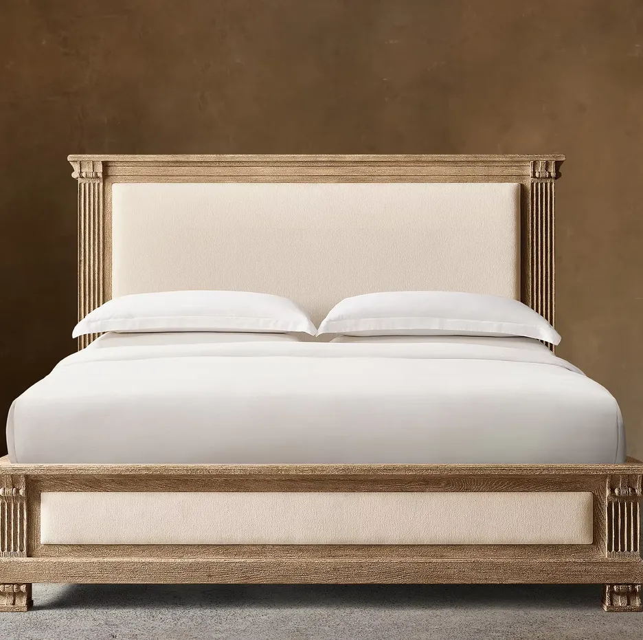 Lit Roussillon en chêne, collection lits ELWOOD HOME