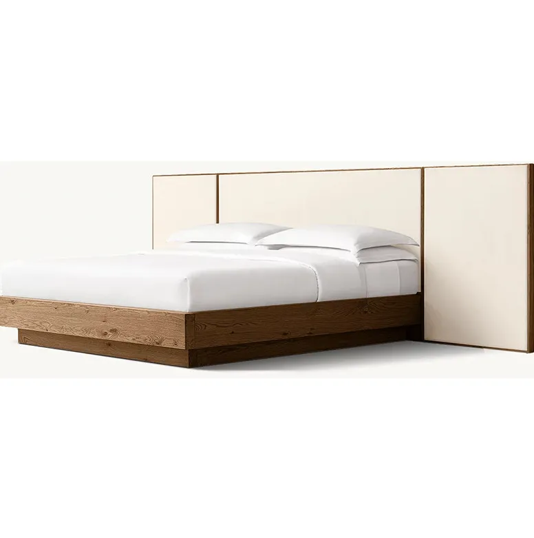 Lit Roussillon en tissu king size, collection lits ELWOOD HOME