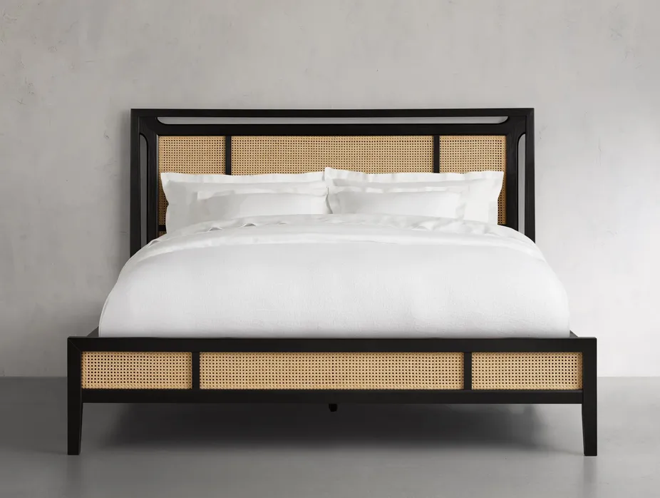 Lit Saillans en chêne king size, vue 2 sur 3