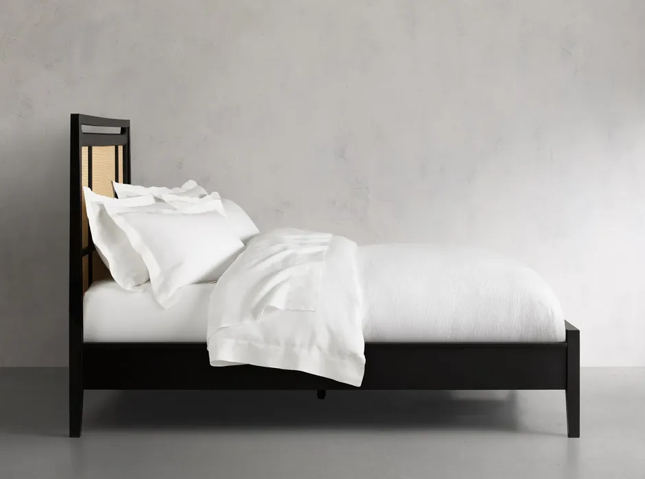 Lit Saillans en chêne king size, vue 3 sur 3