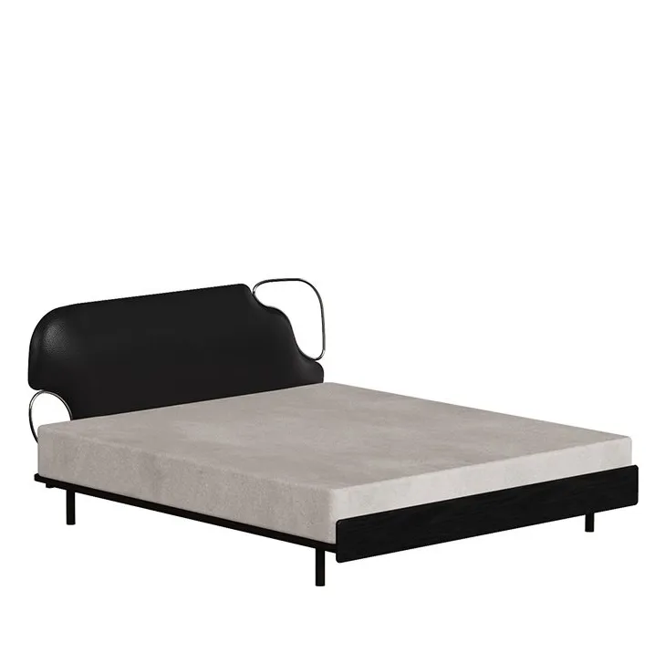 Lit Sare en bois massif king size, vue 6 sur 6