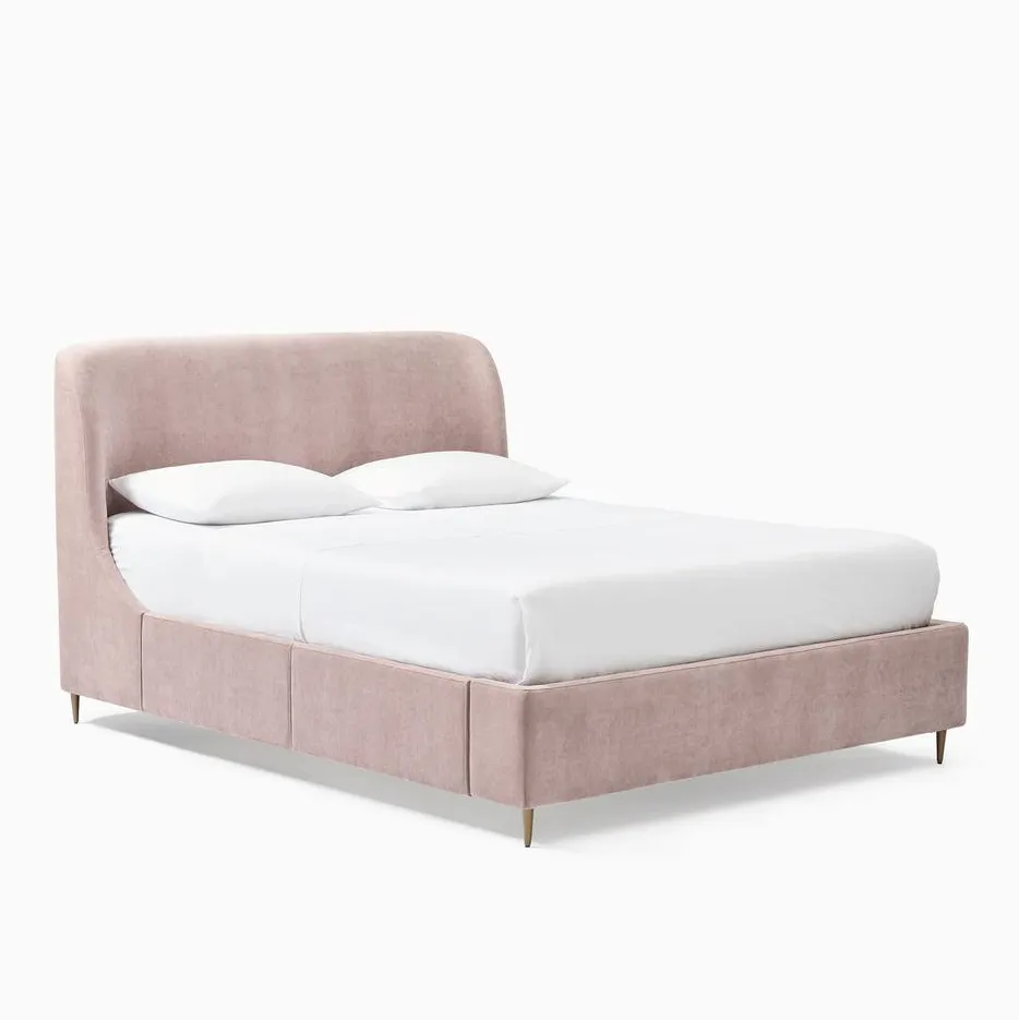 Lit Sauveterre en tissu, collection lits ELWOOD HOME