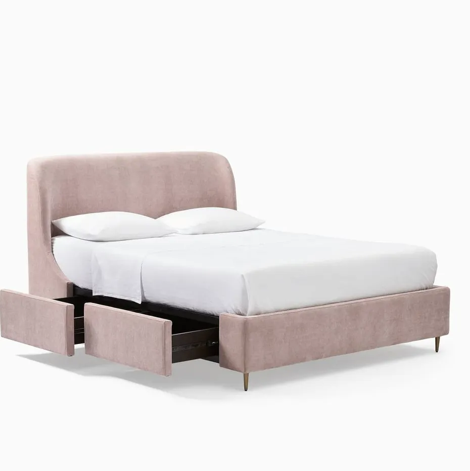 Lit Sauveterre en tissu, vue 4 sur 5