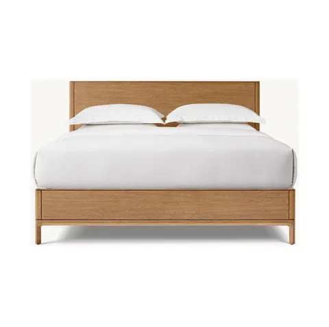 Lit Seix en bois massif king size — lits