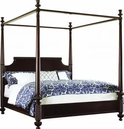 Lit Semur en bois massif king size, collection lits ELWOOD HOME