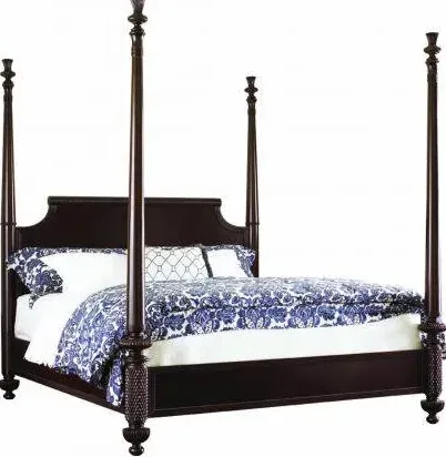 Lit Semur en bois massif king size, vue 2 sur 6