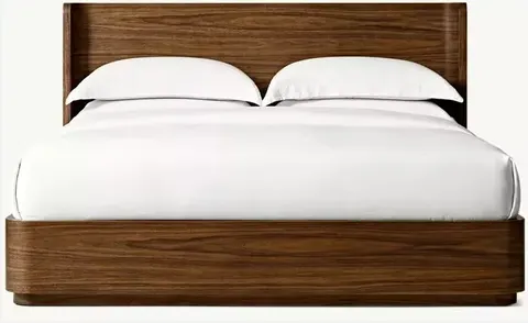 Lit Sospel en chêne king size — lits