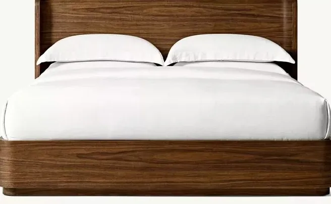 Lit Sospel en chêne king size, vue 2 sur 6