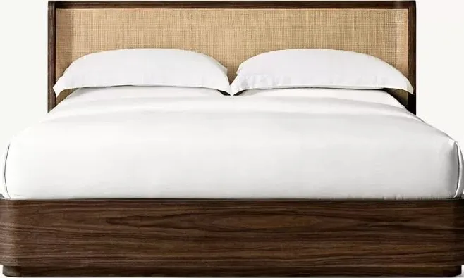 Lit Sospel en chêne king size, vue 6 sur 6