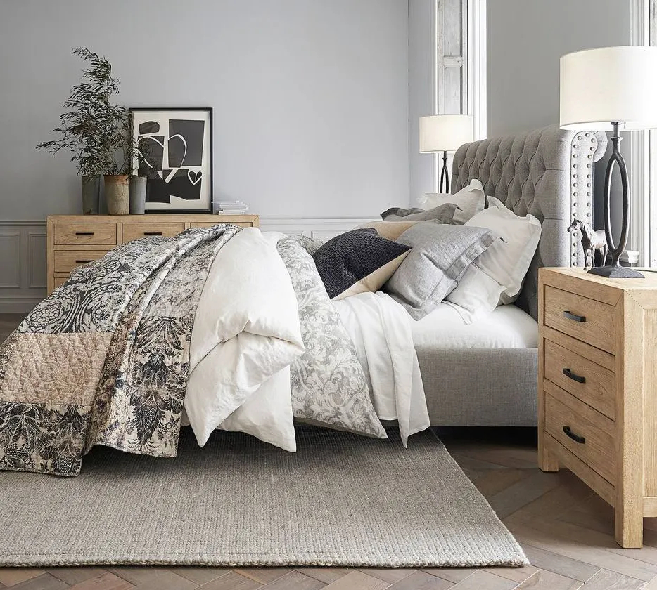 Lit Sospel en tissu, vue 3 sur 4