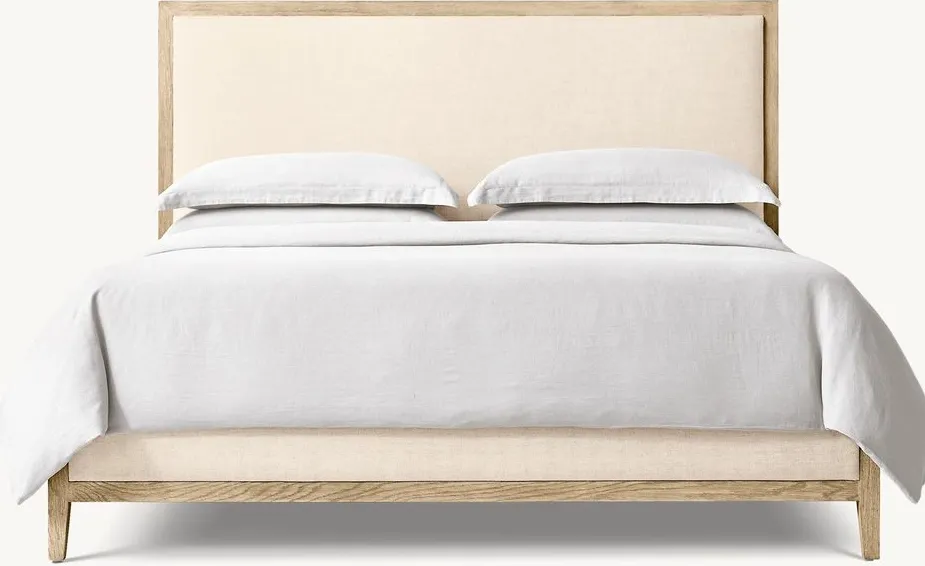 Lit Tourtour en tissu king size, vue 2 sur 5