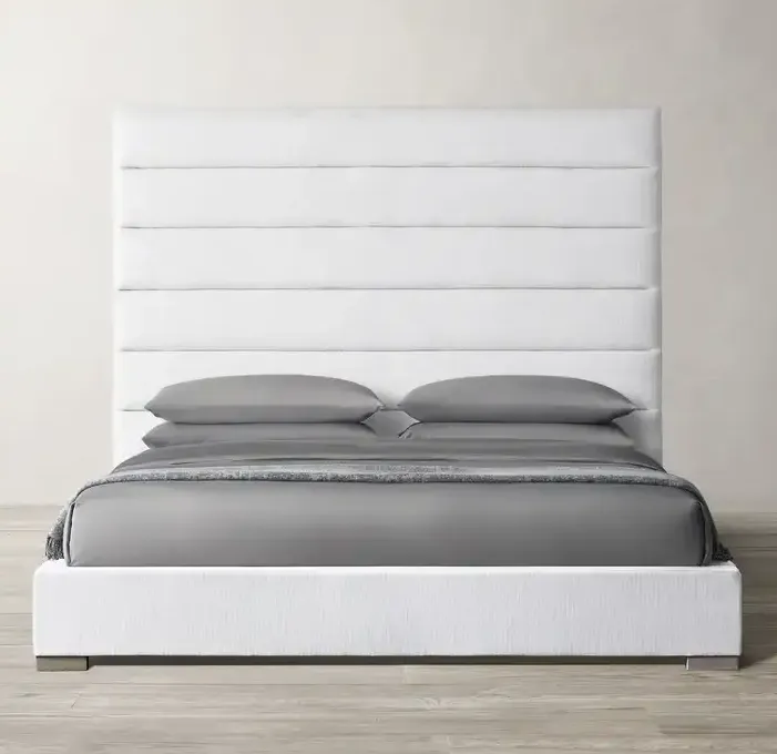 Lit Vannes en noyer, collection lits ELWOOD HOME