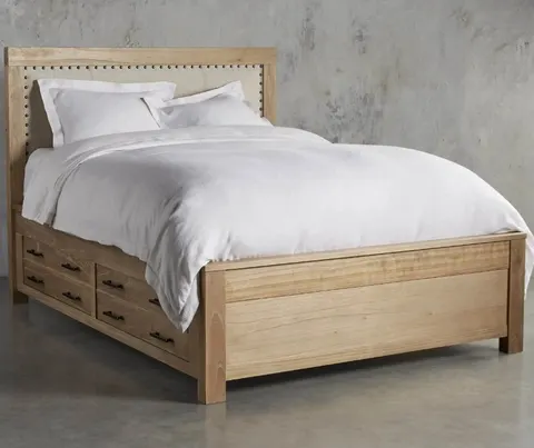 Lit Vauvert en bois massif — lits