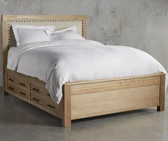 Lit Vauvert en bois massif — lits