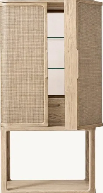 Meuble de rangement Grignan en bois massif, vue 2 sur 5