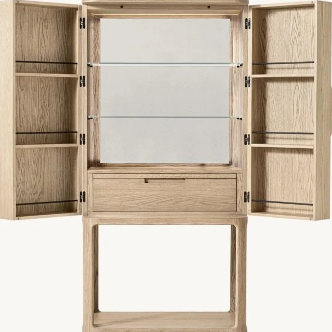 Meuble de rangement Grignan en bois massif, vue 4 sur 5