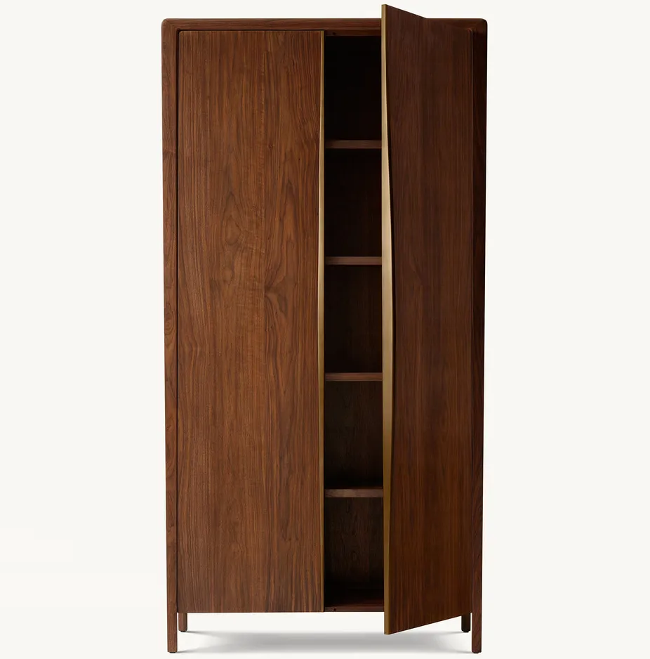 Meuble de rangement Lalinde en chêne, vue 4 sur 6